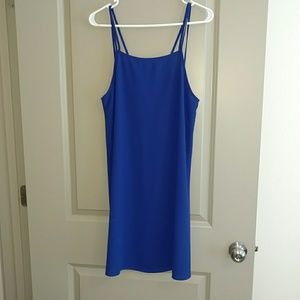 Strappy Blue Dress